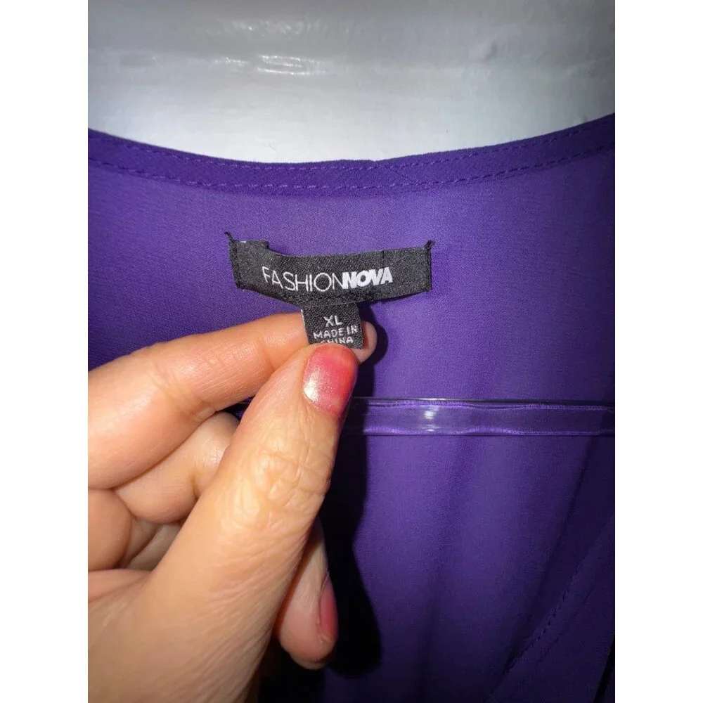 Fashion Nova Purple Maxi Dress - Picture 7 of 10